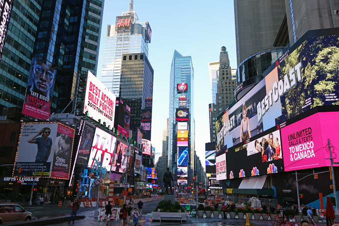 Times Square Broadway in New York Bild 2