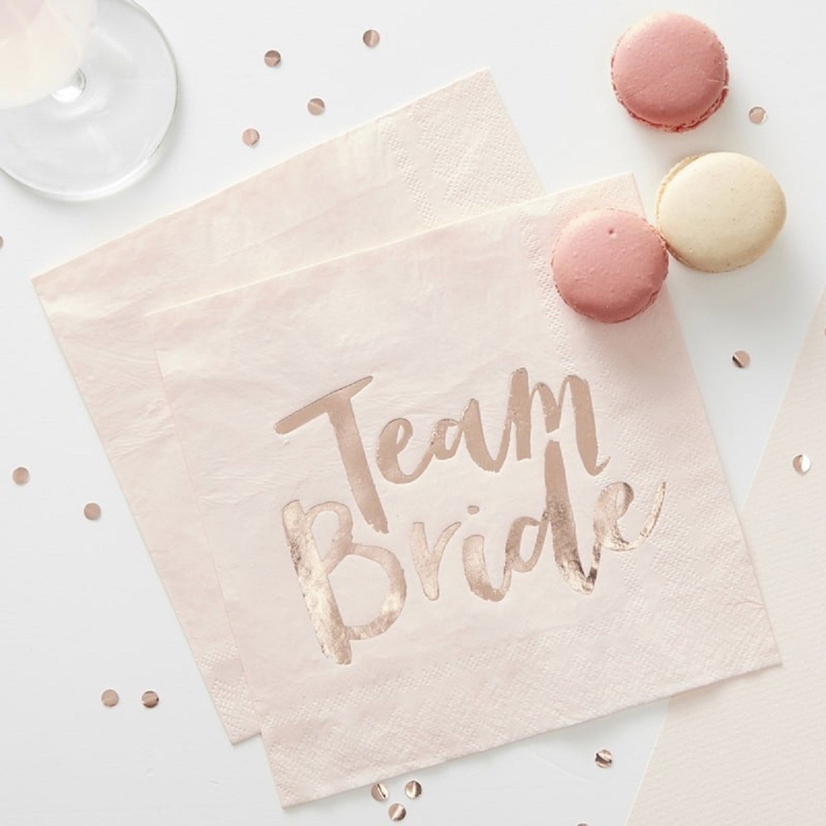 Team Bride Servietten: Die perfekten Accessoires für euren Junggesellinnenabschied / JGA