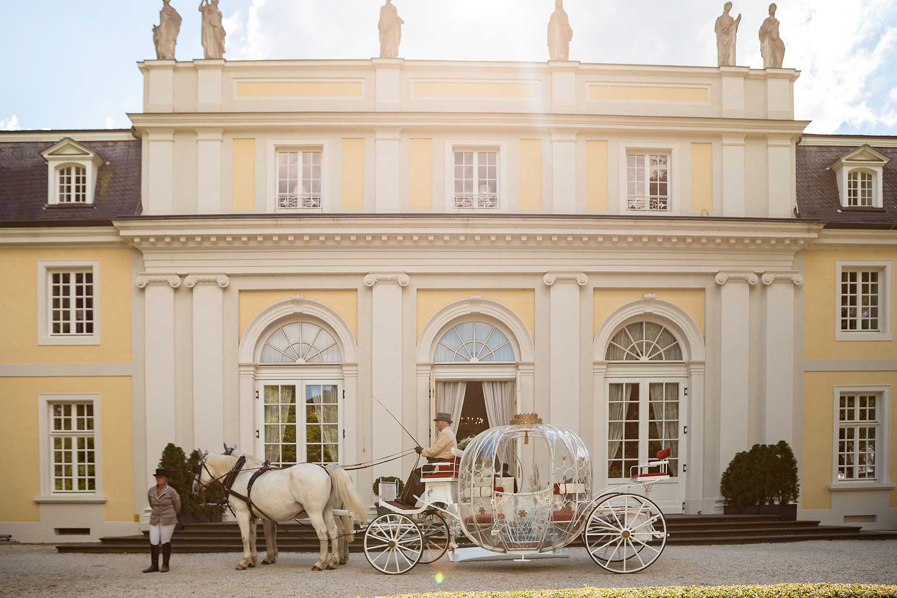 Prinzessinnen Hochzeit wie im Märchen in der La Redoute Bonn